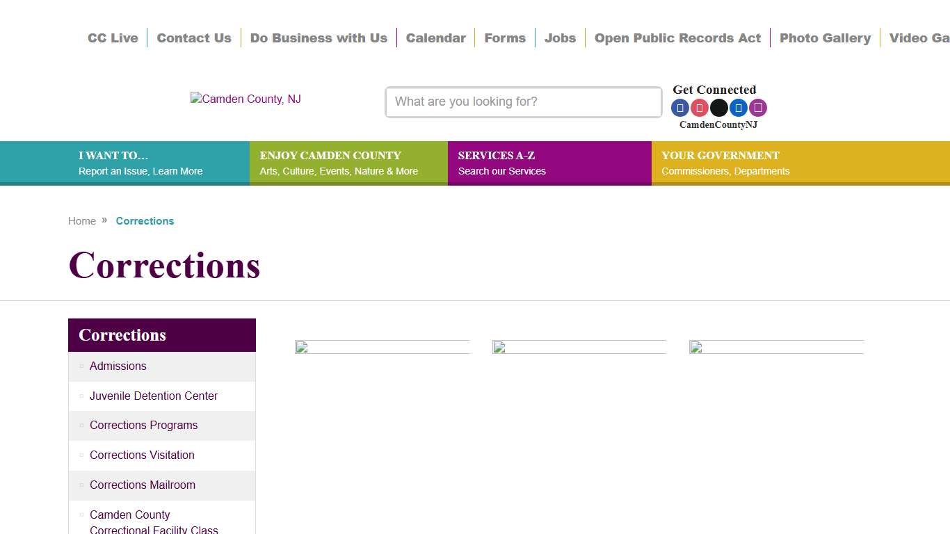 Corrections Camden County, NJ